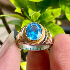 CINCIN BATU KECUBUNG UNGU CATING BAWAH SUPER MINIMALIS MEWAH