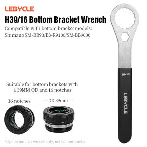 LEBYCLE | LEBYCLE MTB Bicycle Bottom Bracket Wrench Removal Tool Road Bike Bottom Bracket Wrench For Bottom Diameter 39/40.5/44/46/50MM