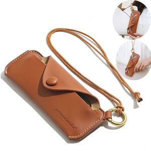 Huife PU Leather Glasses Bag Case Ins Sunglasses Storage Bag Portable Eyewear Pouch