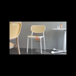 Kerusi Makan Nordic Rattan Chair Dining Chair Plastic Chair Kerusi Plastik Murah Study Chair Kerusi Office Kerusi Belajar Bar Chair Balcony Chair