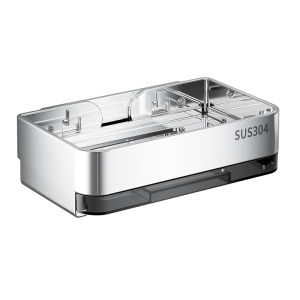 WEIMEIYUAN | High Quality 304 Stainless Steel Soap Box Wall Mountable Double Layered Organizer