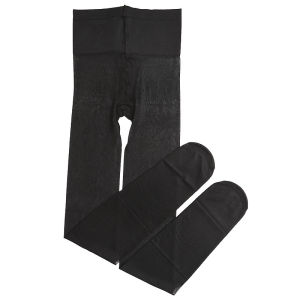 Manzi 40D Black Silk Long Length T-Back Shapewear Pantyhose Spring Autumn Season Thin Fabric Pure Color Simple Style Womens Socks