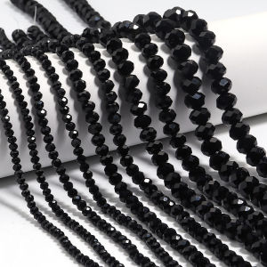 1 String Crystal Glass Faceted Beads 3 4 6 8 10mm Rondelle Spacer Beads Jewelry Making Supplies for DIY Beading Accessories
