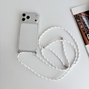 Ốp Lưng Silicon Trong Suốt Chống Sốc Cho iPhone Kèm Dây Đeo Túi Khí Tương Thích Với Nhiều Mẫu Máy Bao Gồm Cả Pro Max XR