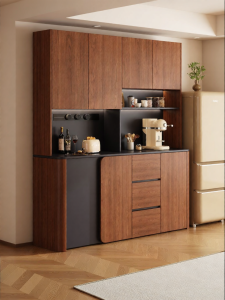 Retro Solid Wood Storage Cabinet