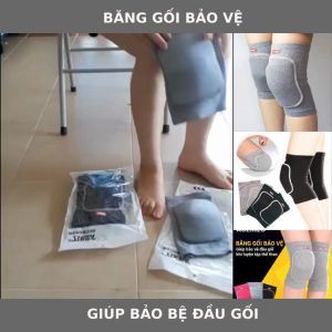 1 Đôi Đệm Bó Gối Bảo Vệ Đầu Gối Giúp Giảm Chấn Thương Trong Yoga Và Các Môn Thể Thao