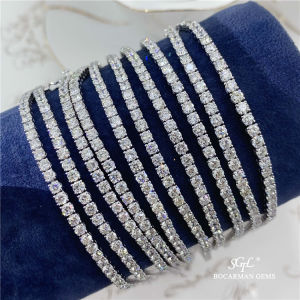 3.0mm-3.5mm GRA moissanite Diamond D color Tennis Bracelet Fashion pop Ladies bracelet White and black moissanite