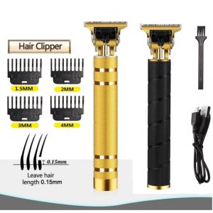 Zen Huas Electric Hair Clipper Cordless Trimmer T-Blade Hair Cutting Machine Rechargeable Beard Shaver for Men