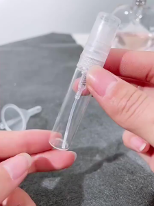 100pcs 10ml glass spray bottle SMOOTH TRANSPARENT