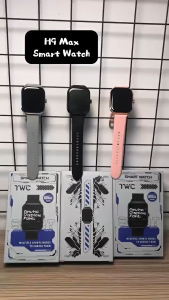 สมาร์ทวอทช์ H9 max ใหม่ล่าสุด สำหรับผู้ชายและผู้หญิง นาฬิกาสปอร์ต หน้าจอสัมผัส HD 2.01" รับสายและโทรออก เพลงบลูทู