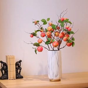 Cành Quả Nhân Tạo - Cành Quả Táo Giả Cắm Bình Trang Trí Để Bàn Nhà Cửa Độc Đáo DGH-458