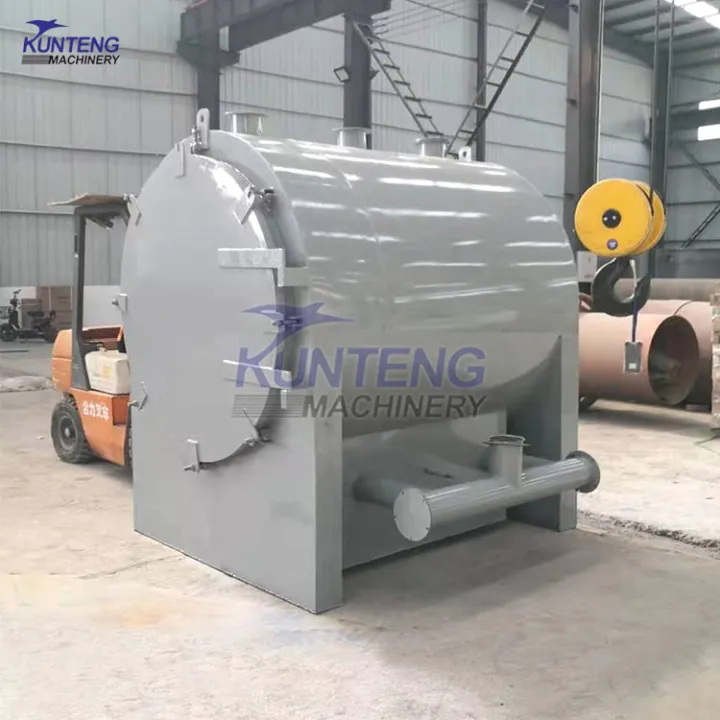 Fully Automatic Corn Cob Roasting Machine For Charcoal Make Charcoal ...