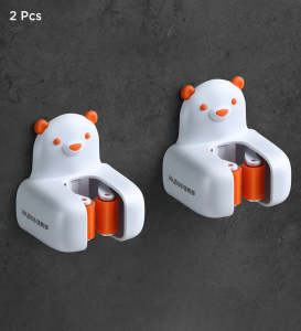 joybos Mini cartoon convenient wall mounted mop clip
