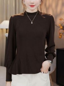 HUAXUNRAN | Flattering Big Size Autumn Winter T-Shirt For Middle-aged Women Slim Base Layer