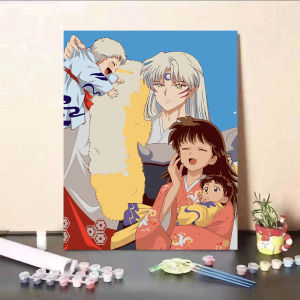 Bandai | Oil Painting Japan Anime Detective Conan Group Portrait By Numbers Modern Wall Decor for Living Room Bedroom Gift No Frame