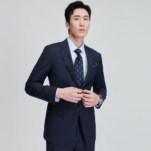 Spring New Business Suit With One Vented Jacket