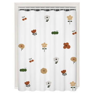 Bathroom Toilet Curtain Hole-Free Toilet Small Window Special Peep-Proof Shade Curtain Waterproof Fashion Tape Curtain Fabric