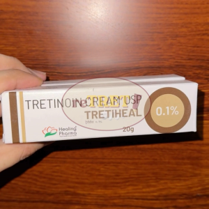 Tretiheal 0.1% Tretinoin Cream 20g | Retinoid Vitamin A Derivative | Night Skincare