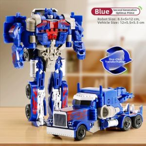 QIMINGXING | Transformable Robot Car Toy for Boys Magnetic Collision