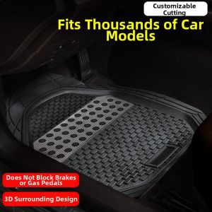 ZHUOLESHI | Waterproof Slip-resistant Durable Trimmable Drivers Car Floor Mat