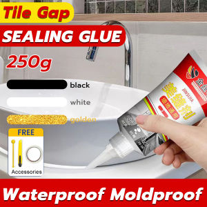 ELLE Tile Gap Filler 250g Waterproof Mildewproof for Sink Toilet Crack Seal Agent Ceramic Tile Grout Filler
