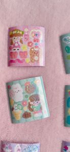 Set 10 tấm sticker kim tuyến trang trí sổ tay bullet journal top loader bình nước