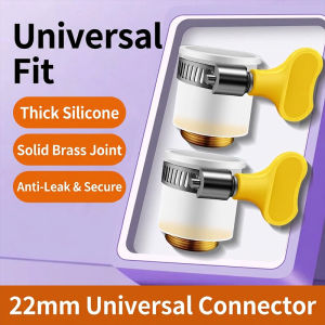Universal Brass Tap Adapter (15-25mm) – Leak-Proof Connector for Kitchen Faucets