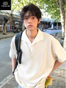 YOULIN | Fake Two-Piece T-Shirt Short Sleeve