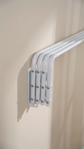 [Hot Sale] Retractable Wall Mount Sampayan Carbon Steel Clothes Drying Rack 5 Rails Heavy Duty Foldable Laundry Rack Space Saver 60/80/120cm