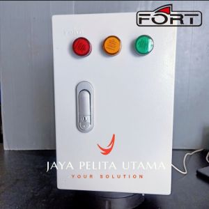 box panel + pilot lamp RST 20x30x15 metal indoor full 1mm pabrikan merk fort