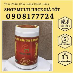 Fresh Food Cà Phê Hòa Tan Sâm FFC 4in1 – Cà Phê Nhân Sâm Hòa Tan