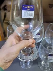 Bộ 6 Ly rượu vang GLORECA thủy tinh trong suốt 410ml GL3010