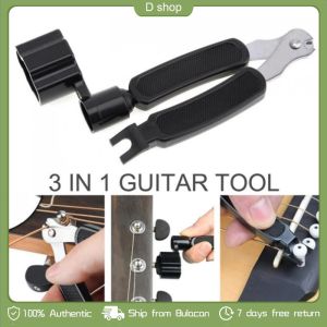 3 in 1 Multifunctional Guitar Tool Guitar String Cutter Puller Guitars Instrument Accessories