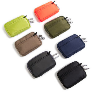 Trendy Oxford Cloth Earbuds Storage Bag Portable Card Case Bank Card Organizer Fashion Storage Bag Credit Card Holder Case Men