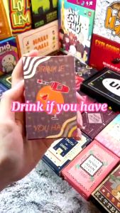 Bộ Bài Nhậu DRINK IF YOU HAVE 50 Lá Drinking Game và Board Game dành cho nhóm bạn Bài Uống Nếu Bạn Có
