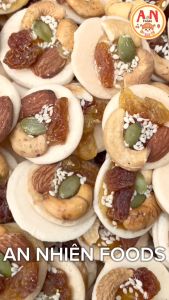 Bánh tròn đồng tiền MIX hạt (thơm ngon- có video)