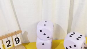 6CM Soft Sponge Dice Elastic Dice Toys Game Children Educational Toy