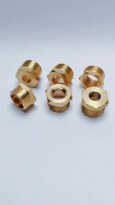 Cà Rá Đồng Nối Chuyển Ren Ngoài 34 - Ren Trong 13 17 21 27 Đồng Thau