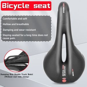 Bicycle seat cover with hollow design thickened and wide super soft seat cushion. Mountain bike seat  cycling accessories