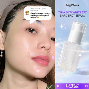 Glad2Glow Yuja Symwhite 377 Dark Spot Serum Whitening & Fade Dark Spot Mencerahkan Kulit Brightening Serum Pencerah Wajah