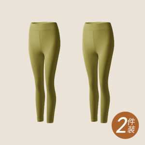 Ultra-Thin Warmth Underwear Set for Women Skin-Tight Seamless Base Layer Shirt Comfortable Soft Fabric round Neck Design