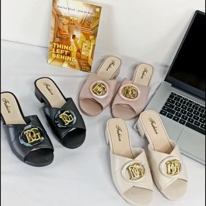 Sandal Selop Wanita Silang Terbaru Wedges Fashion Korean Style Simple Kasual Kekinian COD SPT-93