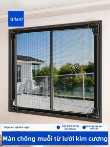 ZHIFAN | Màn Chống Muỗi Từ Tính Dán Mạnh Không Nhìn Thấy