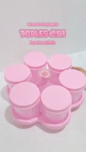 SK-C1246 Toples Kue Kering Lebaran Set Nampan Wadah Snack Tray Food Container/ Tempat Kue Set Nampan