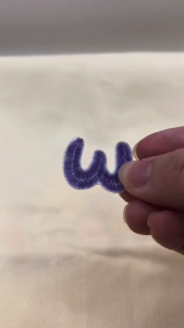 013 Colorful Alphabet Letters ABC DIY Embroidery Patches Sticker/ Ironing Small Letter Design Self-adhesive fabric Haberdashery