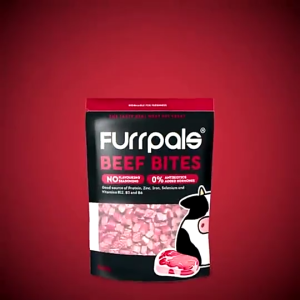 500g Furrpals Beef Bites Dog Dogs Dry Food All Stages Adult Puppy Real Meat Pet Treat Snacks