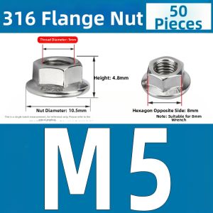 Yi Se Dian Zi | Anti-slip Lock Tight Hex Flange Nuts with Washer