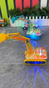 Xe Đồ Chơi Cho Bé Có Đèn LED Âm Thanh – Xe Điện Xe Moto Xe Robot Xe Công Trình