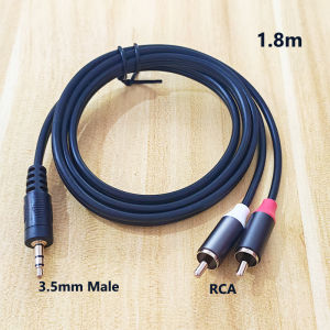 Yuxi | Type-C/3.5mm to Double 6.35mm/RCA Jack AUX  Audio Adapter Cable 0.3m/1.8m Stereo Y-Splitter For Mixer Amplifier Speaker ﻿