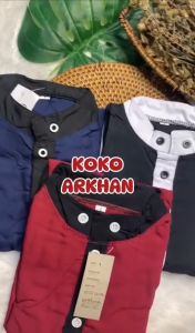 Setelan Baju Koko Anak Laki-Laki Terbaru 1-6 Tahun Plus Peci Baju Muslim Anak Laki-Laki Keren